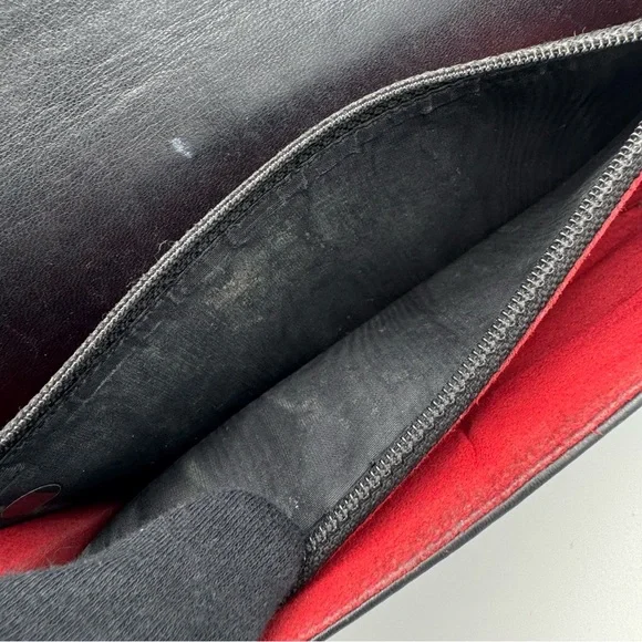 Chanel Chocolate Bar Black and Red Interior Wallet - Picture 7 of 9